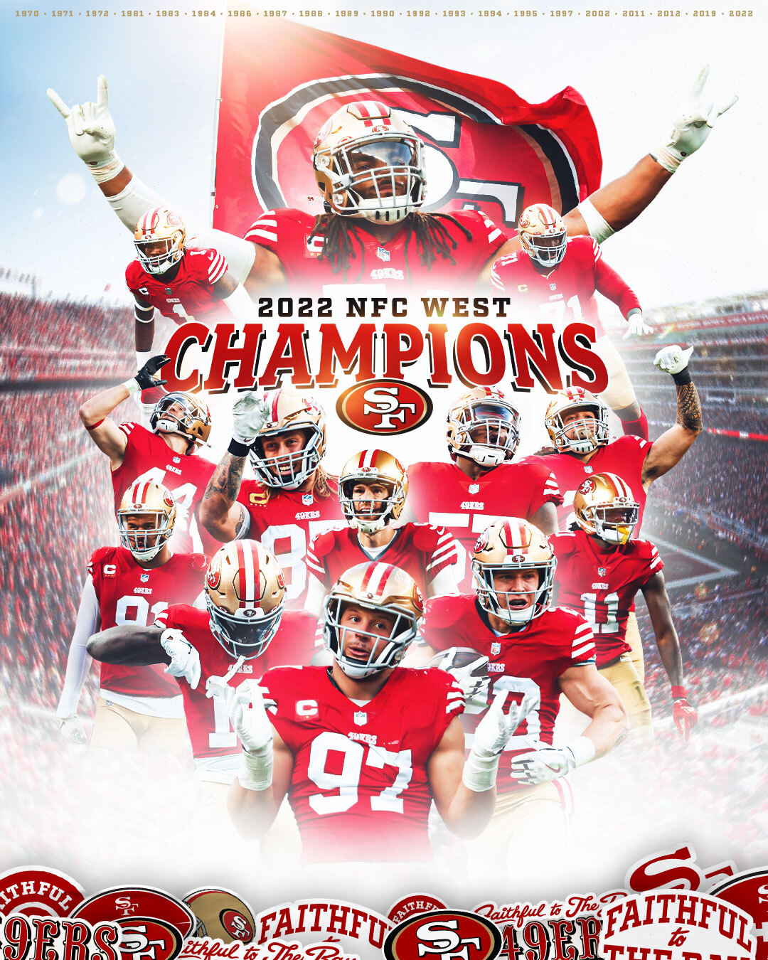 san francisco 49ers division champions