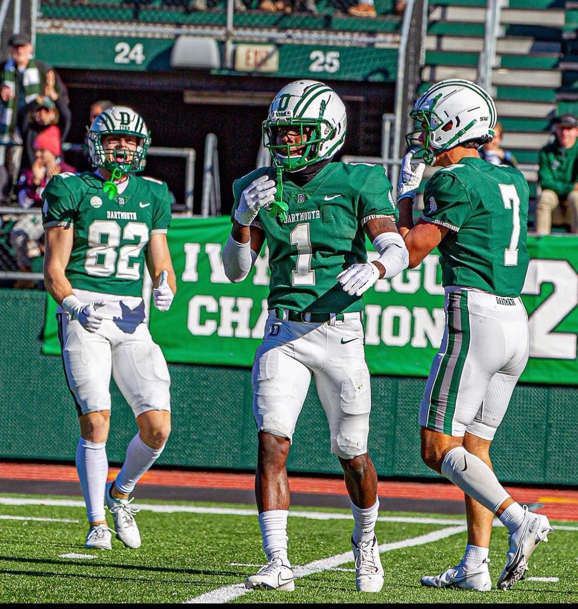 yrnsasch's tweet photo. AGTG! Thanks to @PotomacFootball and After a great phone call with @Coach_McCorkle I’m blessed to receive my first Ivy League 🌿Offer From Dartmouth University⚪️🟢 https://t.co/CQ8uDByoGa