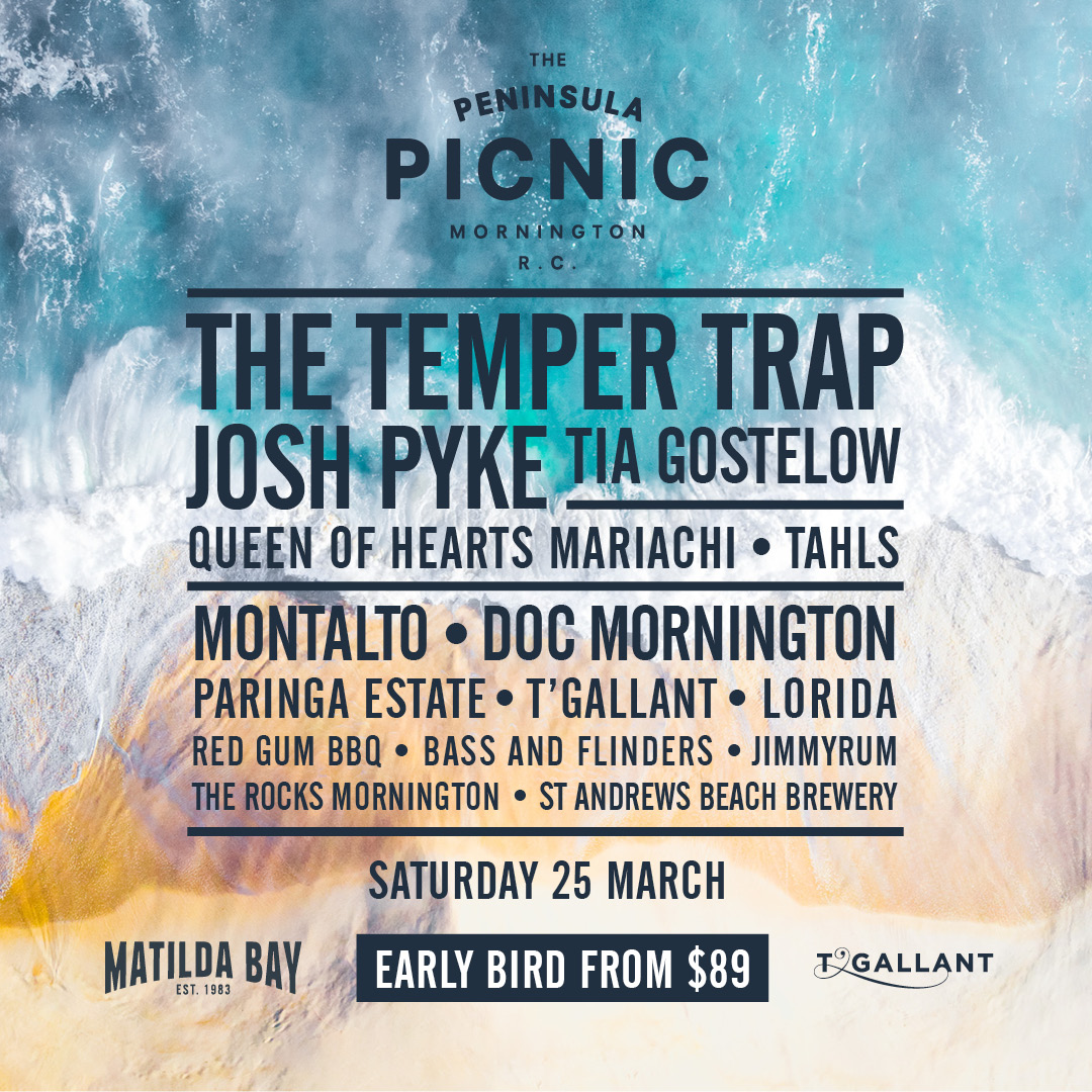 The Temper Trap (@thetempertrap) on Twitter photo We're excited to be playing at the The Peninsula Picnic in March 2023. Tickets on sale now - peninsulapicnic.com.au We're excited to be playing at the The Peninsula Picnic in March 2023. Tickets on sale now - peninsulapicnic.com.au