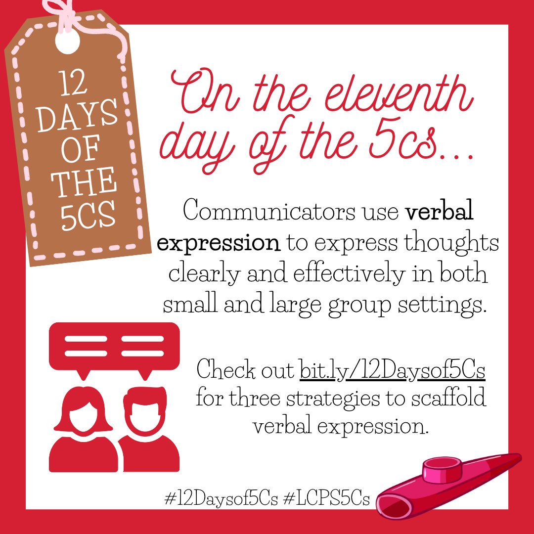 On the eleventh day of the 5Cs… #12Daysof5Cs #LCPS5Cs bit.ly/12Daysof5Cs #WeareOneLCPS #lcps23