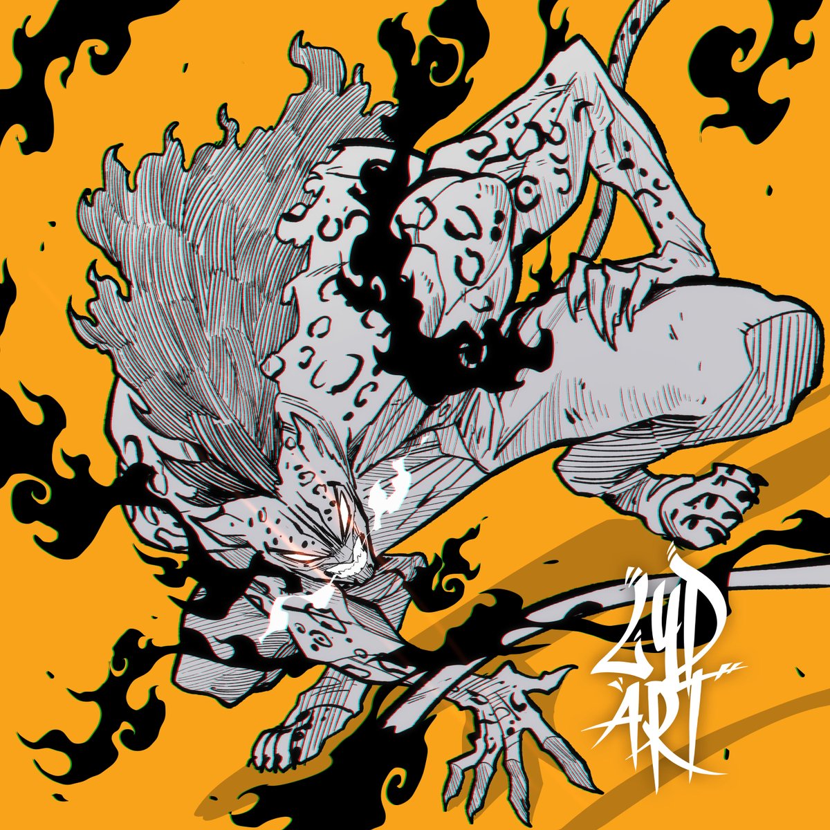 LYDart_Mclo's tweet photo. Quick Warm Up of Lucci. Inspired by @aywakutakuay 🔥 Will probably do a full illustration of him vs luffy in the near future..I think 😂 https://t.co/m9HN0V7FZK