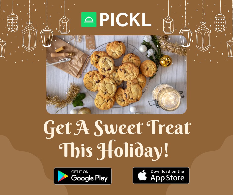 Christmas cookies and happy hearts, this is how the holiday starts. Treat yourself to your favorite snacks when you download PICKL this holiday season.🍪

#baking #coupons #GroceryChallenge #ShopSmarter #share #christmasgifts #snack #holidayseason #savemoney #Download #Apple