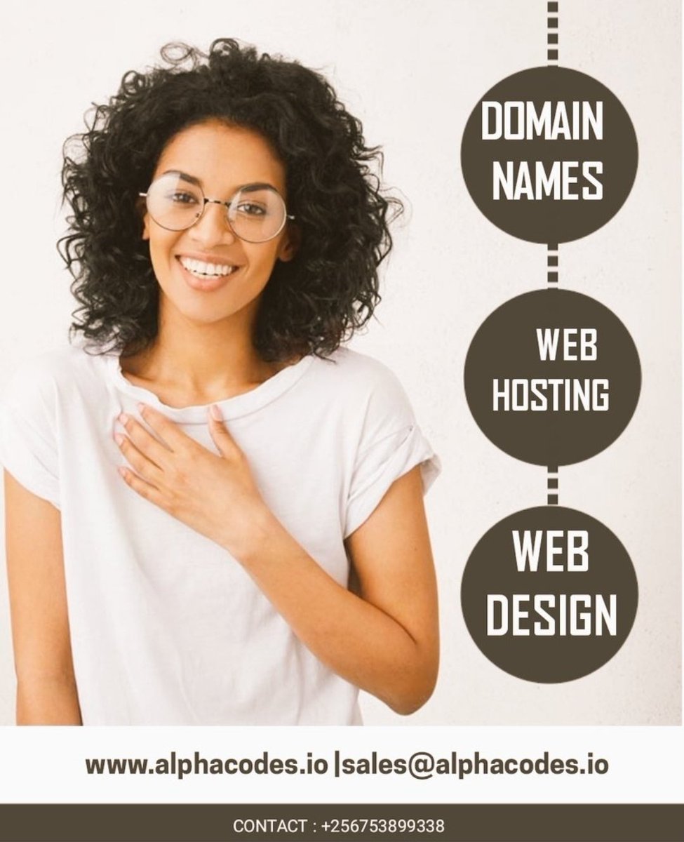 Hawahsemakula's tweet image. Trust #JoinAlphacodes for all your web designs ,domain names and web hosting of your  business.
For more inquiries alphacodes.io, 0753899338
