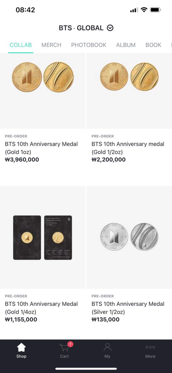 thesillygoddess's tweet photo. ARMYs say we're broke... but went to sold out the gold 1oz coins...twice? 🥺
8:42am - all four coins
8:52am - gold 1oz no longer appear
11:17am - all four coins are back
12:11pm - gold 1oz went poof! again 🤣🤣
#SOLDOUT #COINCOLLECTORS
#RICHARMYs #WHOISBROKE
#BTSCOIN https://t.co/ZJruCrCXGr