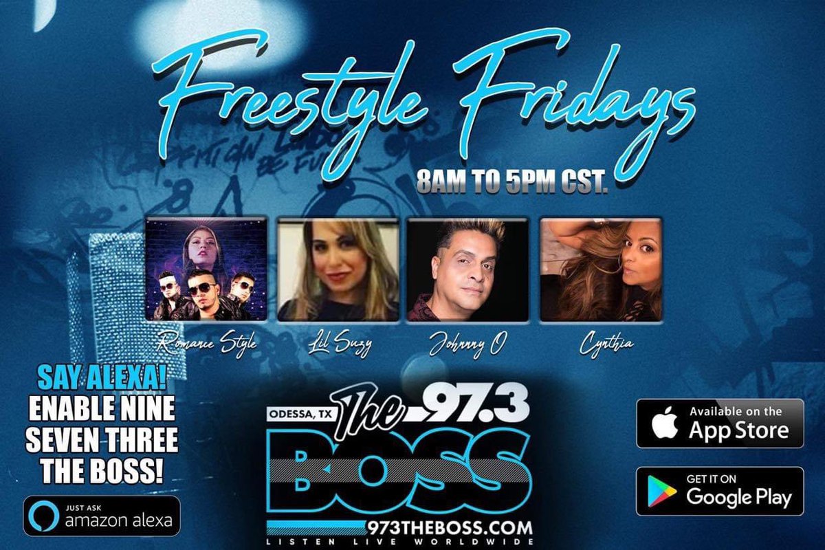 DatGirlSonia's tweet photo. 🔥🔥🔥🔥🔥🔥 JOIN US EVERY FRIDAY WITH DJ RAY NAUGHTYBOY!!! 😎😎😎😎😎
#FreestyleFriday on The Boss! Tune in 8am to 5pm Central time!  🔥🔥🔥🔥

Download the FREE APP &amp; be ready!!! 😎🥳✅

Apple:https://t.co/Iky7BbG0Nl

Google:https://t.co/bWMnUjZvFq https://t.co/4XKpi96oEs