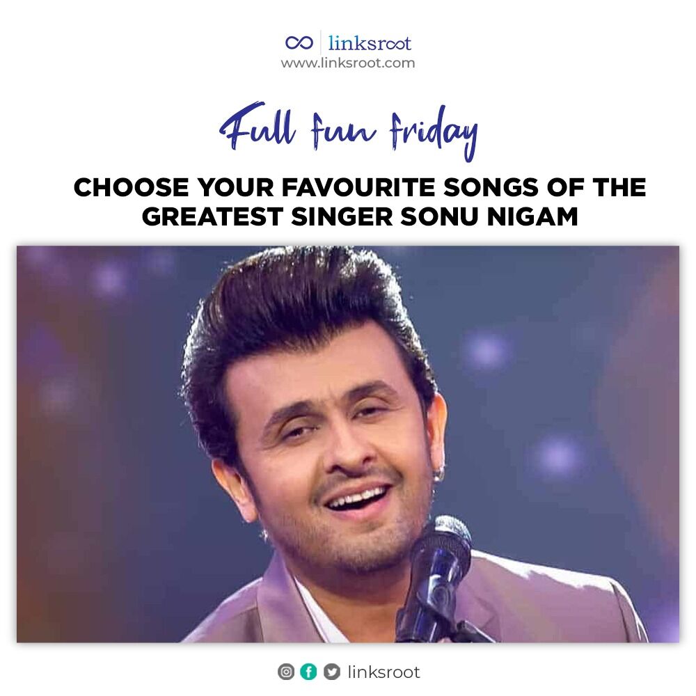 linksroot's tweet photo. 1. Janne nahi denge tujhe
2. Mere haath mein
3. Main agar kahoon
4. Abhi mujh mein kahin
#linksroot #linkinbio #sonunigam https://t.co/kcK14BJDzG