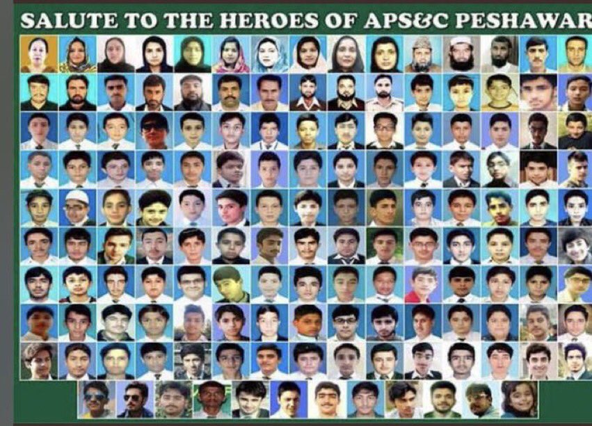 iamAhmadMustafa's tweet photo. We will never forget you.
#16thDecember2014
The sacrifice of 144 martyrs of the #APSPeshawar
#APSMartyrs https://t.co/cT1d7xYf8q