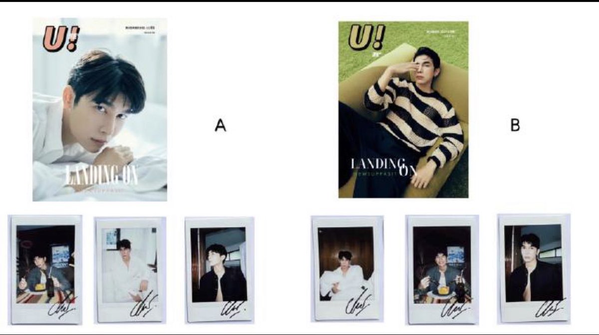 2 different cover (A & B) different cover has 3 different cards 
20 pages + about Mew

😳 Benefits:
 If order reach 10,000 → LED screen 🇹🇭
Reach 20,000 → Big Screen in London
Reach 25,000 → big screen in NY

#Mew梦境着陆大片
#umagazinexmew
#mewsuppasit