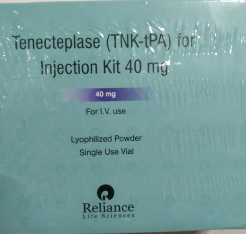 GMCHJAMMU's tweet photo. A new beginning in saving the human life. Govt. of J&amp;K UT provides free of cost Inj. *TENECTEPLASE*,    a thrombolytic drug for the patients of MI and Stroke. 
The same Inj.  was given to  save a life of the patient in GMCH Jammu emergency by Medicine department today. #GMCHJAMMU https://t.co/M2uTsEwu32