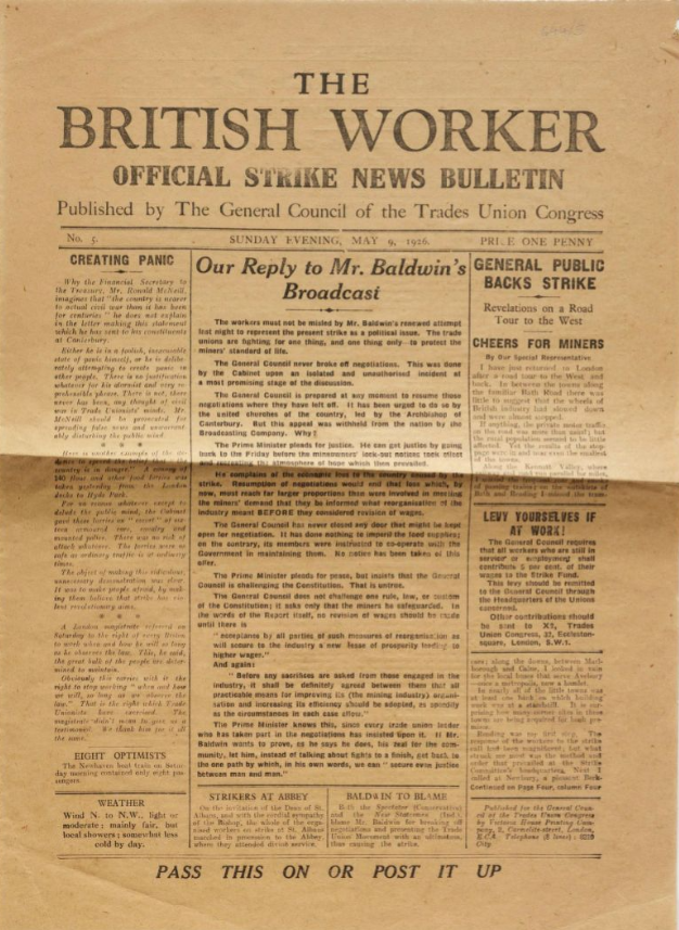 Want to know how to use our collections in order to learn more about The General Strike of 1926? It's all explained on our website! warwick.ac.uk/services/libra… #Archives #Research #History #1920s