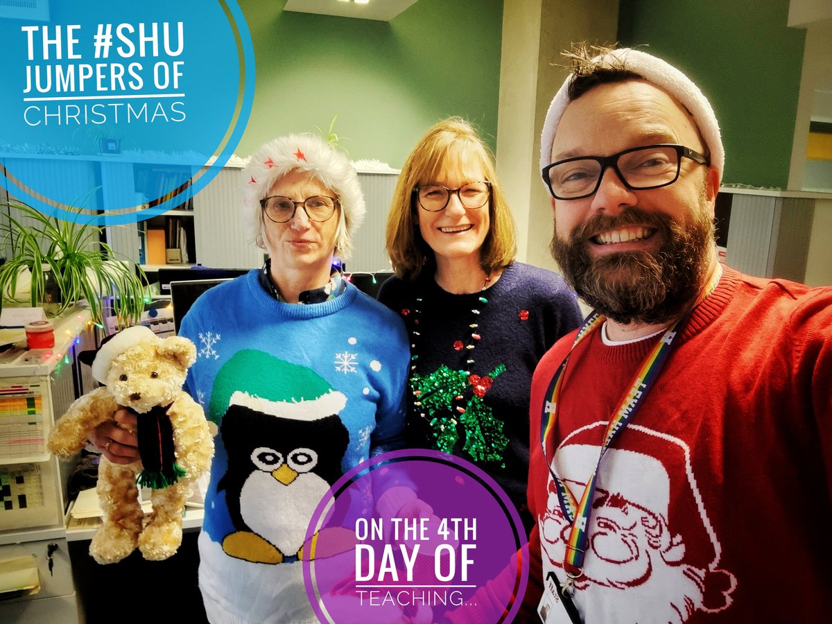 The first 4 #SHUJumperdOfChristmas #SIoE #SHU