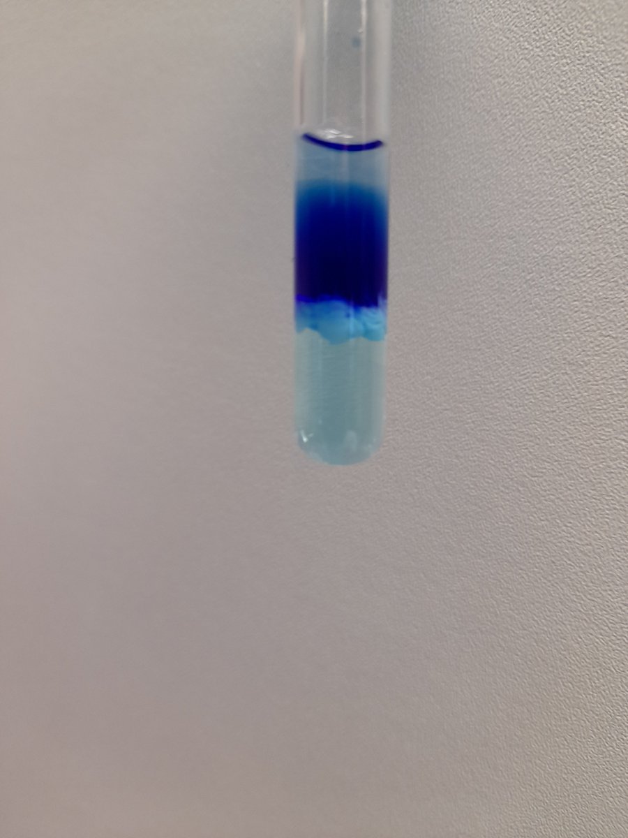 fischkopf1897's tweet photo. Gestern im Labor: Buntes Zeug!

Nachdem nun meine Analyse der Urotropin-Gruppe und der (NH4)2S-Gruppe fertig ist, darf ich nun auch zur HCl-Gruppe und H2S-Gruppe vordringen! https://t.co/79WXTgSo6E