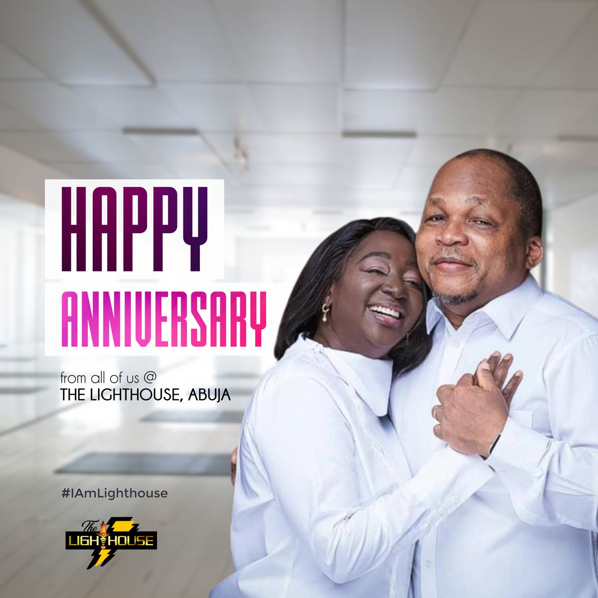 Lighthouseint's tweet photo. Happy Wedding Anniversary from The Lighthouse Abuja!

May your union and home forever be fruitful and blessed, and continue to be the great example it is to us and many all over.

We love you. 

#Wedding #Anniversary #Celebration https://t.co/dQ7byuRkLh