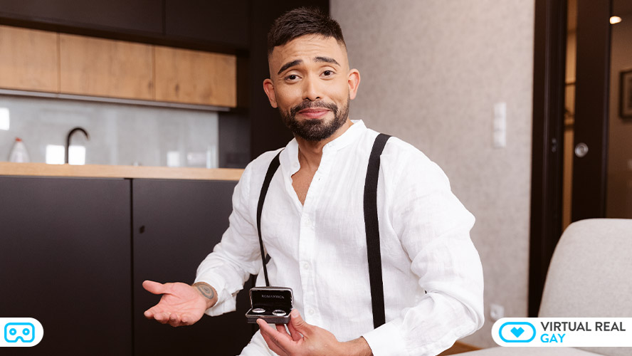 1 pic. ??? A couple. A ring. A proposal. @realguidoplaza is asking @vikkovigoxxx (POV) to marry him and