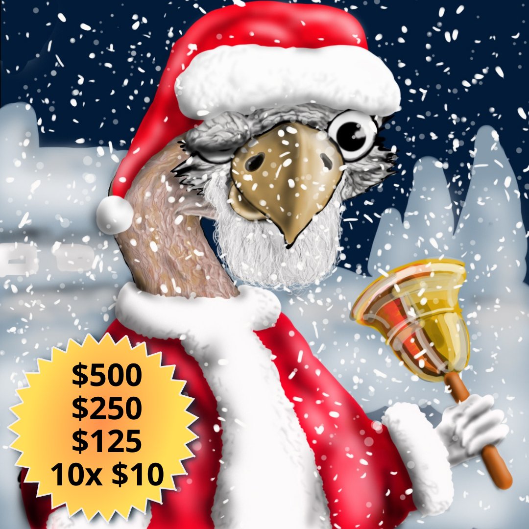 vulgareshock's tweet photo. Let your Vultureshock #NFT make money for you! Mint your favorite vulture and automaticly have chances to #win up to $500 each month. Our sponsors give away money prizes to holders each month. Mint your favorite #vulture now: https://t.co/FZIwVvaKCU https://t.co/uHk4agbrN3