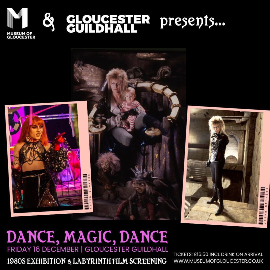 Our Dance Magic Dance event is tonight!

Be transported back to the 80s and experience a mesmerising performance from drag queen Greta Grip🌈 

There is still time to book your tickets below👇
museum-of-gloucester.arttickets.org.uk/museum-of-glou…

#GloucesterEvents #GloucestershireEvents