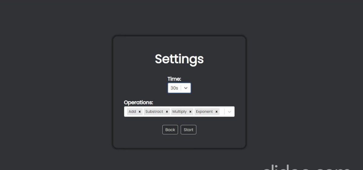 WiideZ's tweet image. Day 91 &amp;amp; 92 of #100daysofcoding #100DaysOfCode
Added countdown, settings, results popup