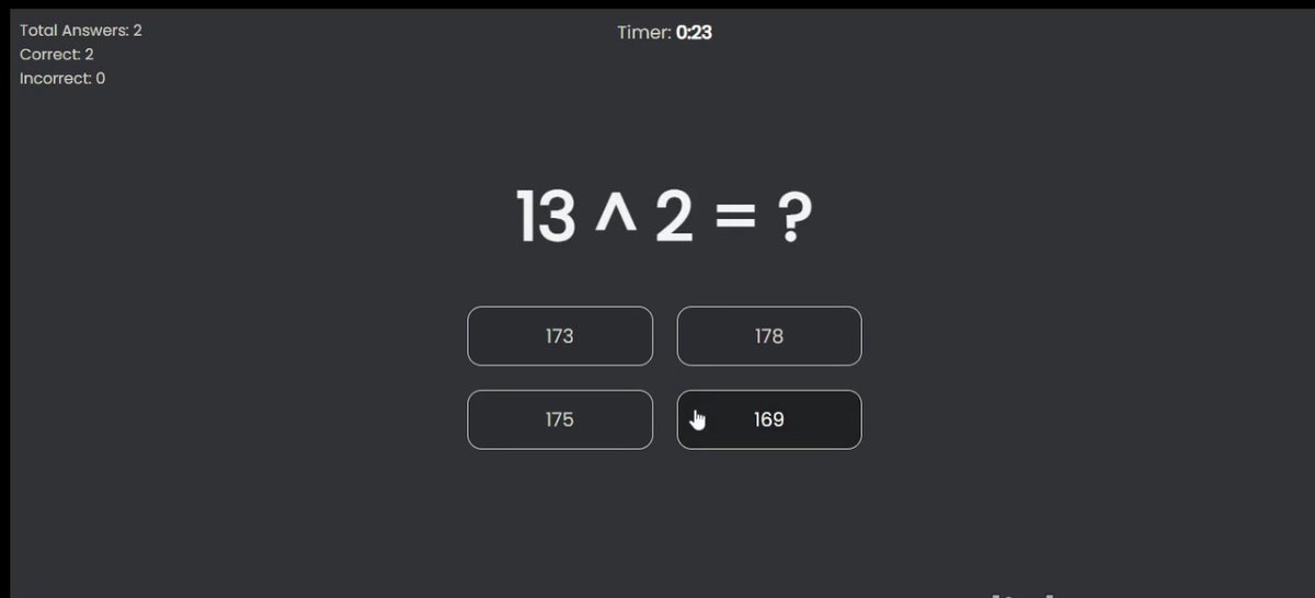 WiideZ's tweet image. Day 91 &amp;amp; 92 of #100daysofcoding #100DaysOfCode
Added countdown, settings, results popup