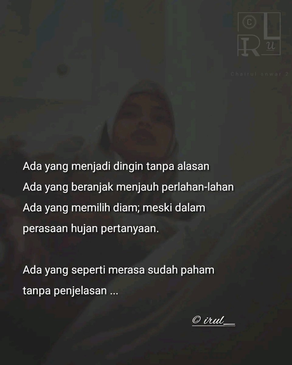 chairulanwarDua's tweet photo. @PelangiPuisi https://t.co/uDhxSAX9s0