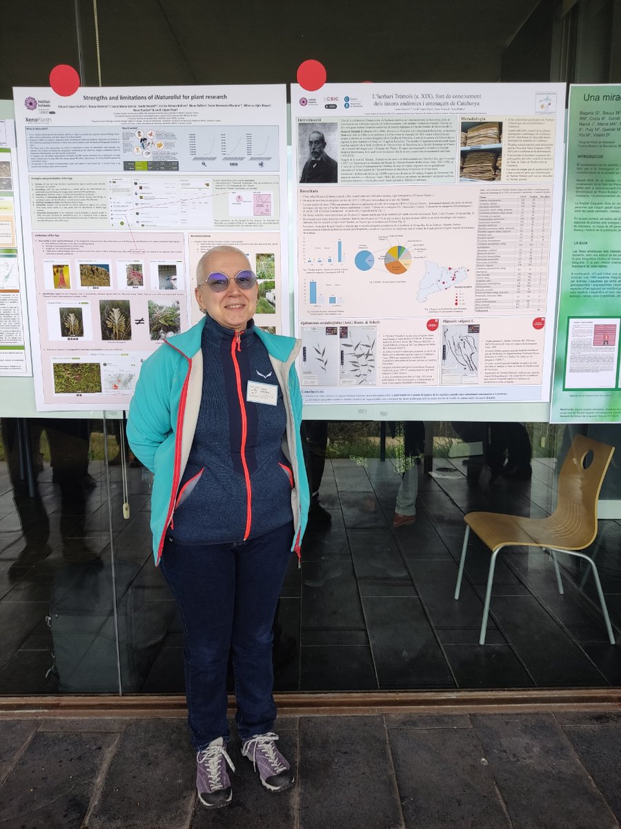 IBB_botanic's tweet photo. @OficialSebot @biomaraton @museuciencies @CSICdivulga @JovenesBotanica @CSIC Durante el #IIISimBot los investigadores predoctorales del IBB también tuvieron la oportunidad de presentar sus posters 📃

Aquí están @scillaviolacea, Lucía Moreyra, @joanperepascual e Iván Pérez-Lorenzo 😊 https://t.co/h5aDN1Vwvl