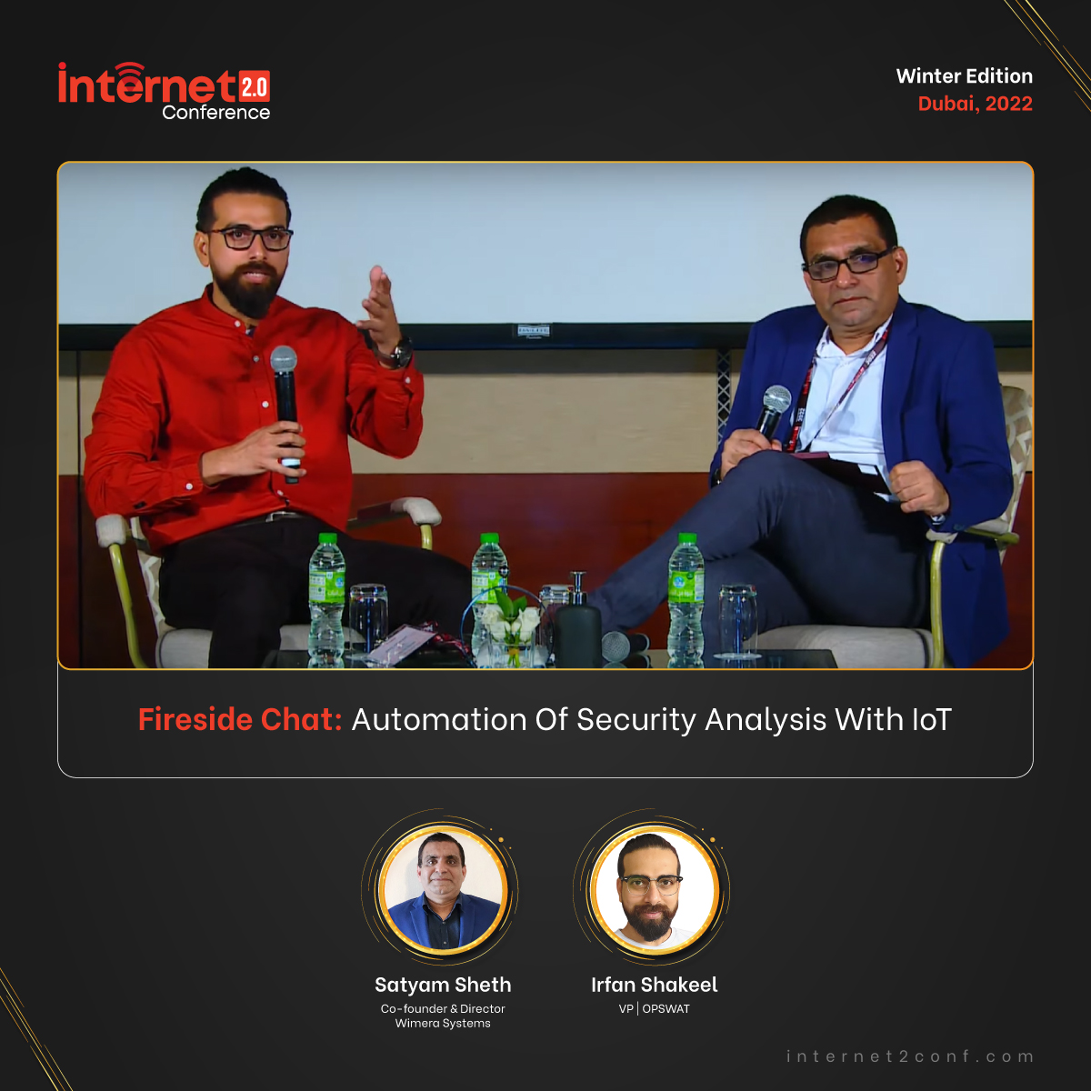 internet2conf's tweet photo. The speakers are about to discuss how relying on automation helps businesses and individuals improve their threat-detection capabilities and secure their networks.
#internet2conf #internetconference #fireside #cybersecurity #automation #dubai https://t.co/YWwAcSm04w