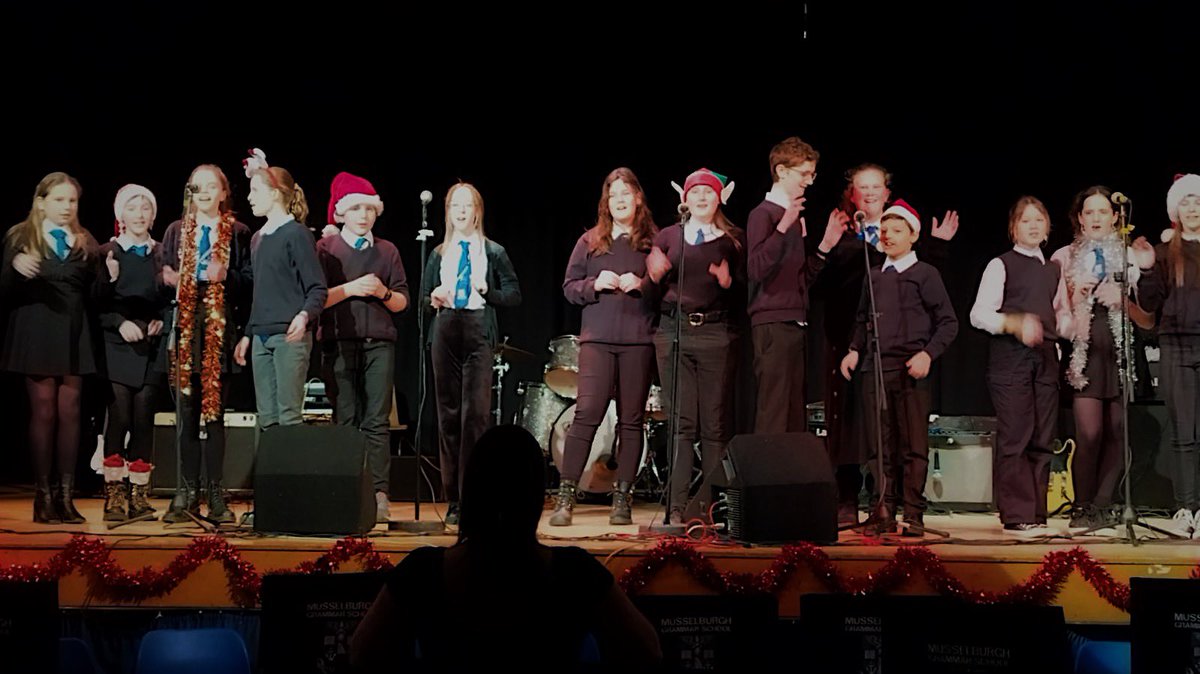 mgsmusic's tweet photo. The photos begin! Here are the Junior choir and the Senior Choir, both led by Miss Funk. Extra kudos to the Juniors for their Sign Language during Rudolph the Red-Nosed Reindeer! 🎄🎅🏻 https://t.co/WyygM0kubs