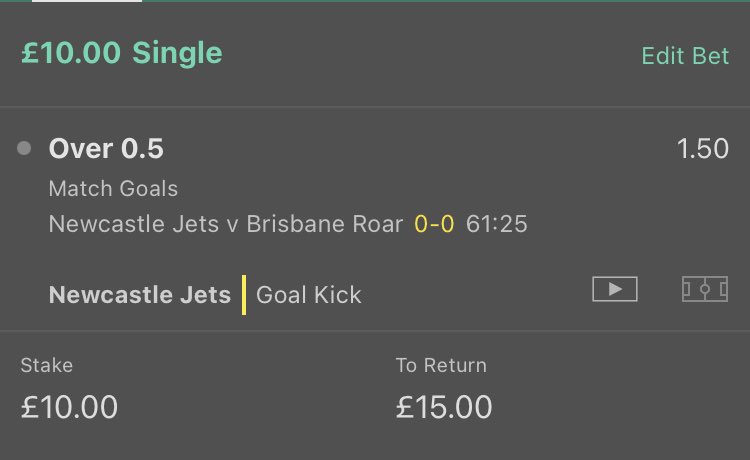 JackStatTips's tweet photo. JACK STAT FRIDAY IN-PLAY TIP
🌲⭐️⚽️🌲⭐️⚽️🌲⭐️⚽️🌲⭐️
🇦🇺 Australia A-League
⚽️ Over 0.5 Goals
💰 £10 ➡️ £15
LETS SMASH IT 💥❤️ https://t.co/MlmHBU6rKh