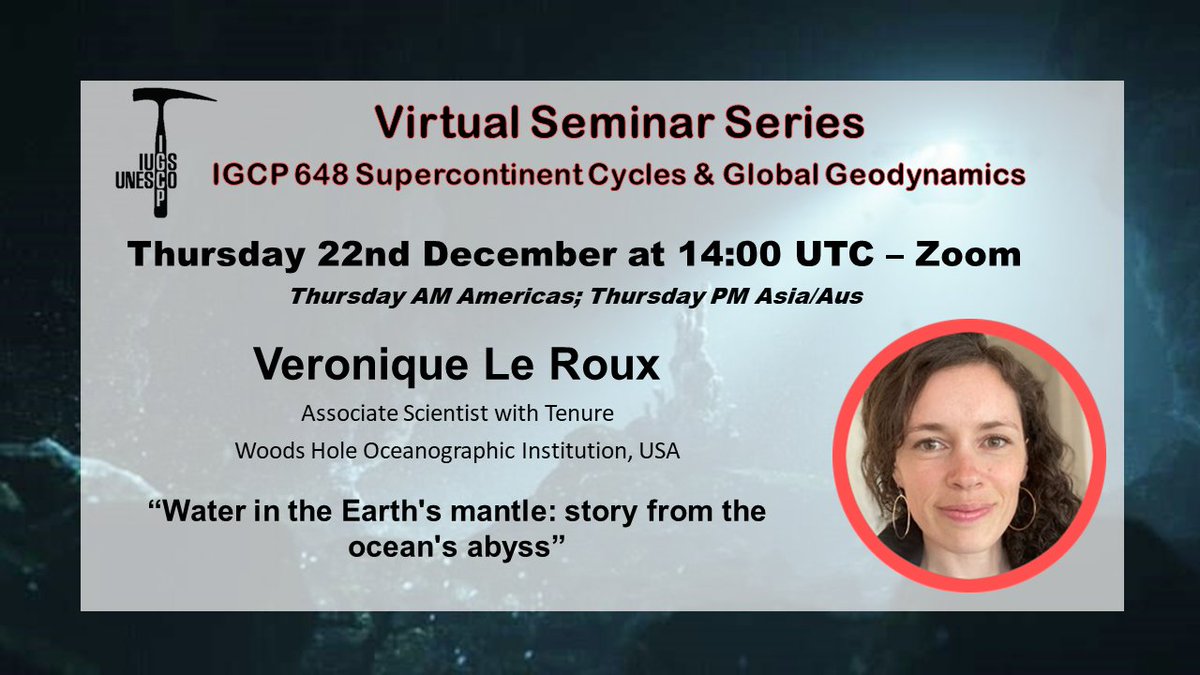 Supercontinents & Geodynamics Virtual Seminars tweet media