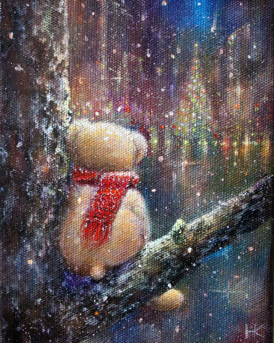 My new art
waiting for a miracle
acrylic, canvas 18x24cm 2022
#MaryChristmas #HappyNewYear