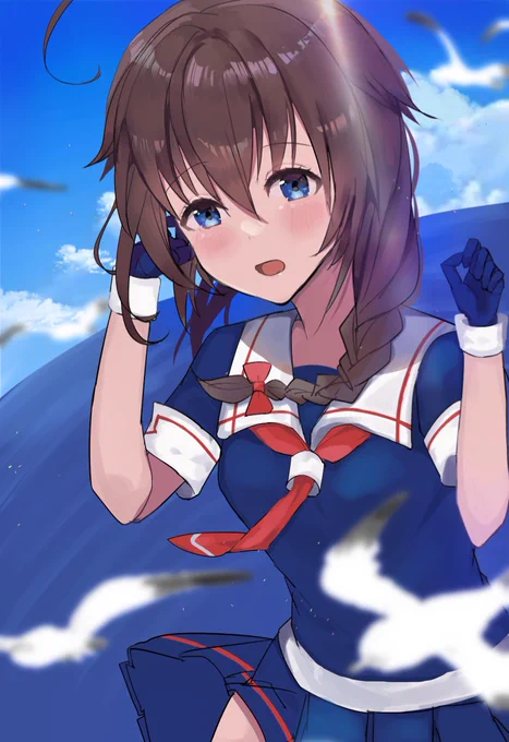 時雨と、いつかあの海で#艦これ 