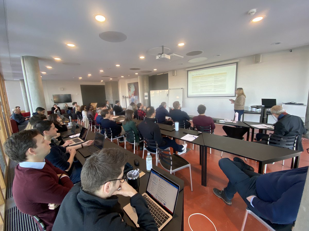 Keld Laursen (@keld_laursen) on Twitter photo The <a href="/SI_Copenhagen/">Strategy and Innovation</a> PhD day has begun with a presentation by Rita Bonvicini on open innovation and employee stress. As usual, the event is well attended 😊 <a href="/CBScph/">Copenhagen Business School</a> The <a href="/SI_Copenhagen/">Strategy and Innovation</a> PhD day has begun with a presentation by Rita Bonvicini on open innovation and employee stress. As usual, the event is well attended 😊 <a href="/CBScph/">Copenhagen Business School</a>