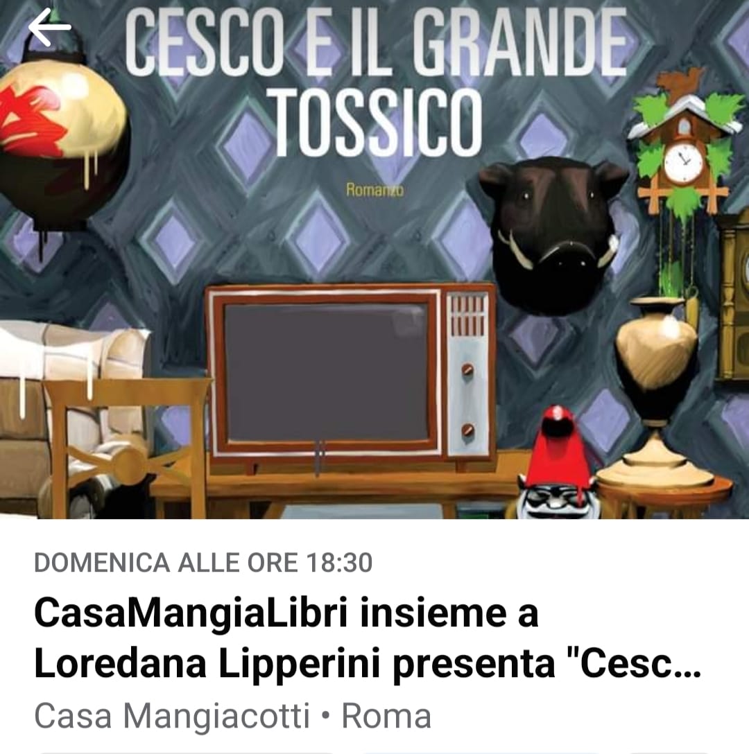 ROMA: domenica alle 18,30 saremo con <a href="/LaLipperini/">Loredana Lipperini</a>  e <a href="/tiztr/">tiziana triana</a> da <a href="/casamangiacotti/">casamangiacotti</a> , Pigneto, a discettare sulle possibili implicazioni geopolitiche provocate da Argentina Francia (match che tutti, ovviamente, boicotteranno)
<a href="/FandangoLibri/">fandangolibri</a> #cescoeilgrandetossico