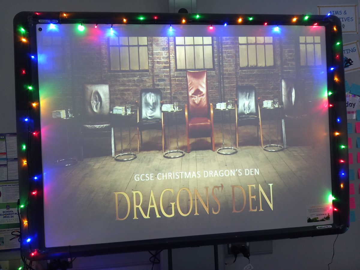 SlgBusiness's tweet photo. Let the competition commence! Business Studies Dragons Den final prep day! @SlgBusiness https://t.co/4kGZ2heQar
