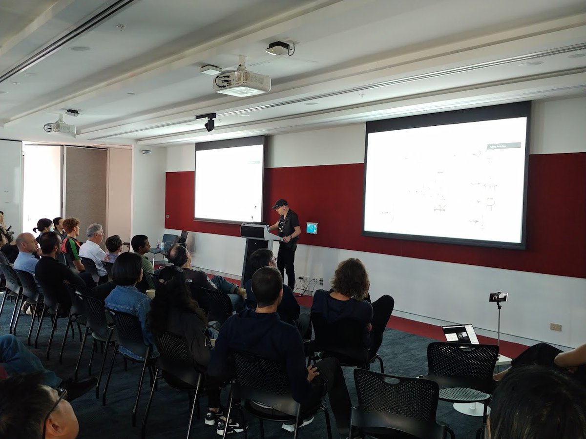 MQ Maths & Stats (@mqmathsstats) on Twitter photo On Wednesday’s colloquium, Bob Coecke describes using only pictures, how quantum computers can interpret natural language and compose music - all underpinned by Australian category theory, pioneered here at Macquarie University. Fascinating talk! <a href="/fse101MQ/">FSE 101</a> <a href="/MQSciEng/">Science and Engineering @ MQU</a> @SamuelMu11er On Wednesday’s colloquium, Bob Coecke describes using only pictures, how quantum computers can interpret natural language and compose music - all underpinned by Australian category theory, pioneered here at Macquarie University. Fascinating talk! <a href="/fse101MQ/">FSE 101</a> <a href="/MQSciEng/">Science and Engineering @ MQU</a> @SamuelMu11er