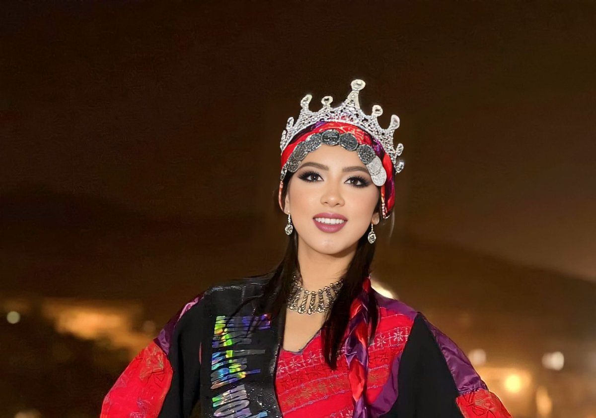 تتويج الشابة النابلسية جميلة الجميلات رزان فريتخ كملكة جمال #فلسطين  لهذا العام 😍من خلال مشاركتها في مسابقة ملكة جمال العرب التي أقيمت في مصر.. الله على نساء بلادي وجمال نساء بلادي😘❤️‍🔥