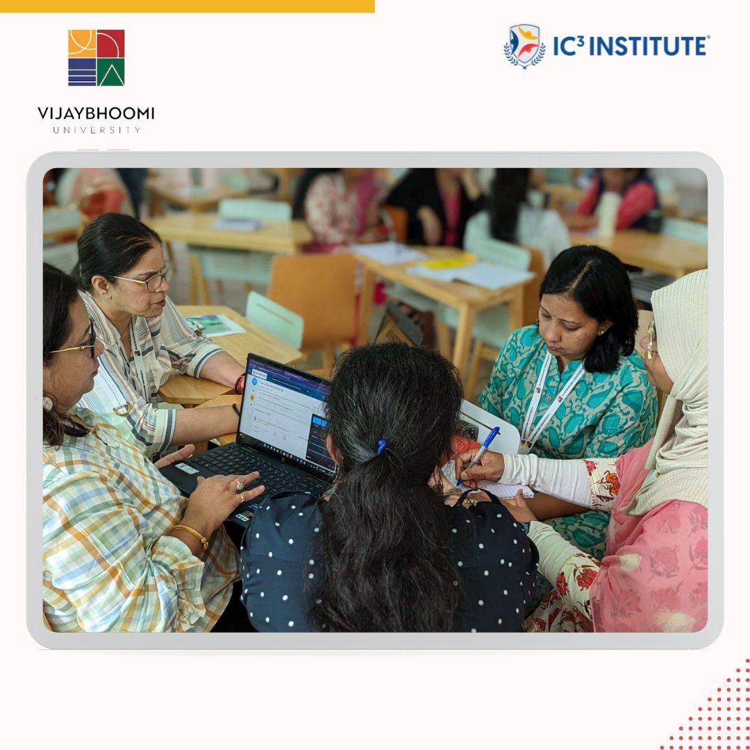 Ic3Institute's tweet photo. A series of training sessions were held at the 3rd Hybrid Residential Week of the 7th cohort of the IC3 Institute's Flagship One-Year Program at @Vijaybhoomi_Uni.
#WeAreIC3 #IC3Institute #CareerCounseling #Education #Career #CareerPlanning #teachereducation #counseling https://t.co/UbiLXU53zY