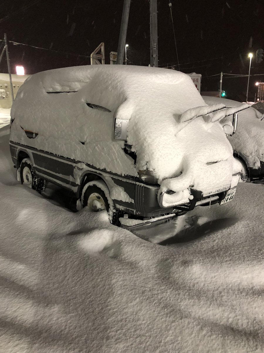 superdolphin631's tweet photo. 今年の冬将軍は本気出されてますね。
#デリカスターワゴン https://t.co/3ikIqYUlQn