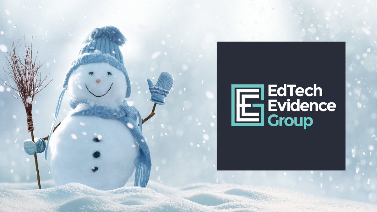 Happy Christmas for the EdTech Evidence Group