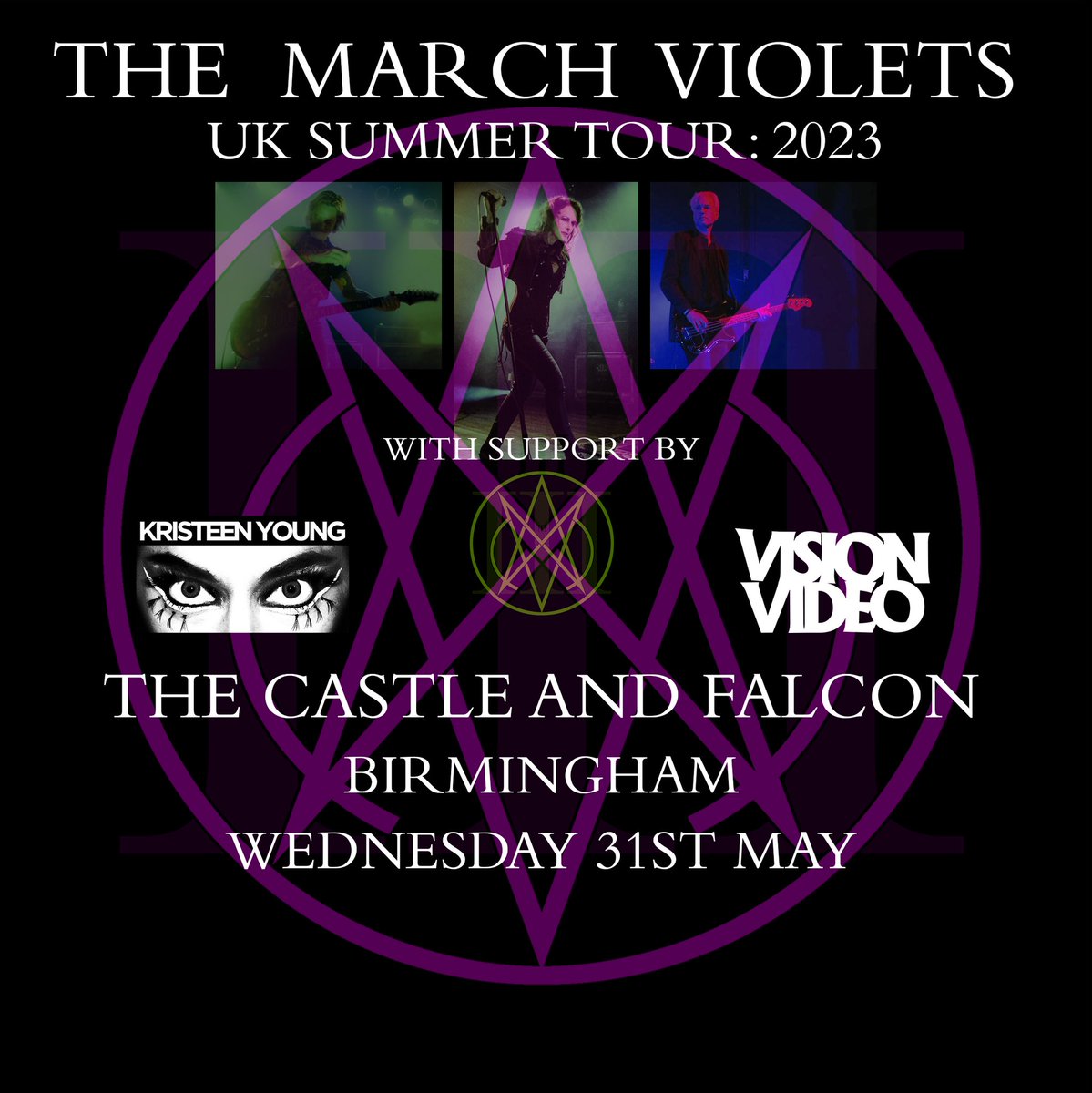 @CastleandFalcon @TheViolets @rosieauthor @KRISTEENYOUNG The March Violets come to Birmingham on Wednesday 31st May! Support from the excellent Vision Video and Kristeen Young.  Tickets  skiddle.com/e/36248029