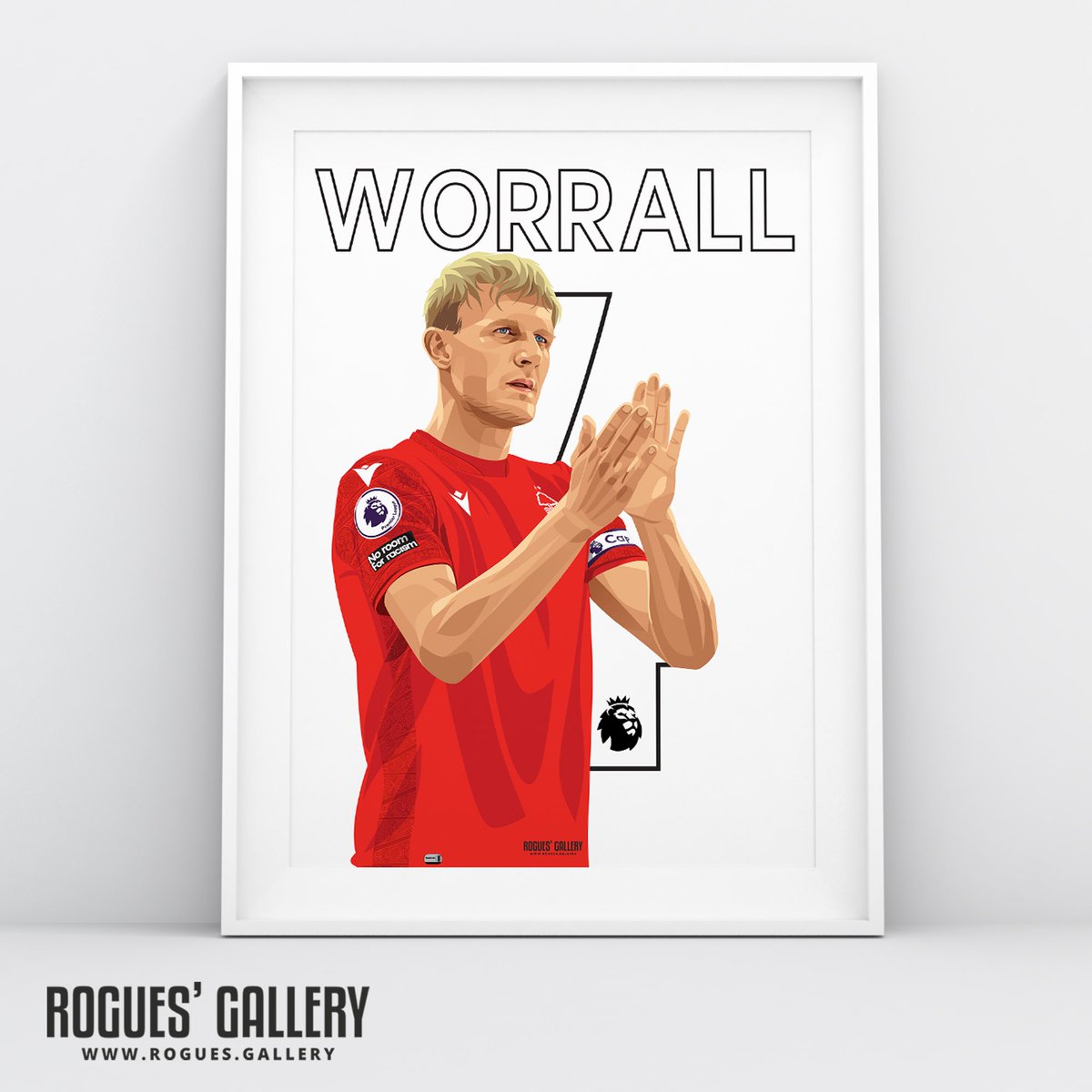 Our club captain - what a year he’s had - Joe Worrall 🔴⚪️💯 always top class. 👊🏻

New design available from rogues.gallery 👍🏻

#nffc #captain #worrall #coyr #madeinnottingham
