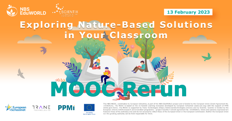scientix_eu's tweet photo. 🌍 How can your classroom have an impact in the fight for a more sustainable future? 🌿 The #NBSEduWORLDMOOC will help you support, engage, and encourage Nature-Based Solutions in your classroom. ➡️ Starts on 13 February https://t.co/XpV6jUHb6h https://t.co/s6IgMy3Nvm
