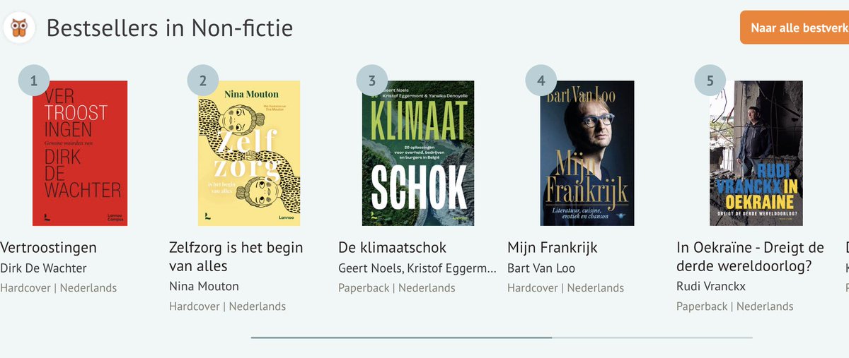 Geert Noels (@geertnoels) on Twitter photo We kunnen op 1 generatie klimaatneutraal worden én welvaart behouden: geen degrowth maar regrowth!
"De Klimaatschok"
Staat na 1 week al in de top3.
<a href="/Econopolis/">Econopolis</a> <a href="/KristofEggermo1/">Kristof Eggermont</a> <a href="/Lannoo/">Uitgeverij Lannoo</a> We kunnen op 1 generatie klimaatneutraal worden én welvaart behouden: geen degrowth maar regrowth!
"De Klimaatschok"
Staat na 1 week al in de top3.
<a href="/Econopolis/">Econopolis</a> <a href="/KristofEggermo1/">Kristof Eggermont</a> <a href="/Lannoo/">Uitgeverij Lannoo</a>