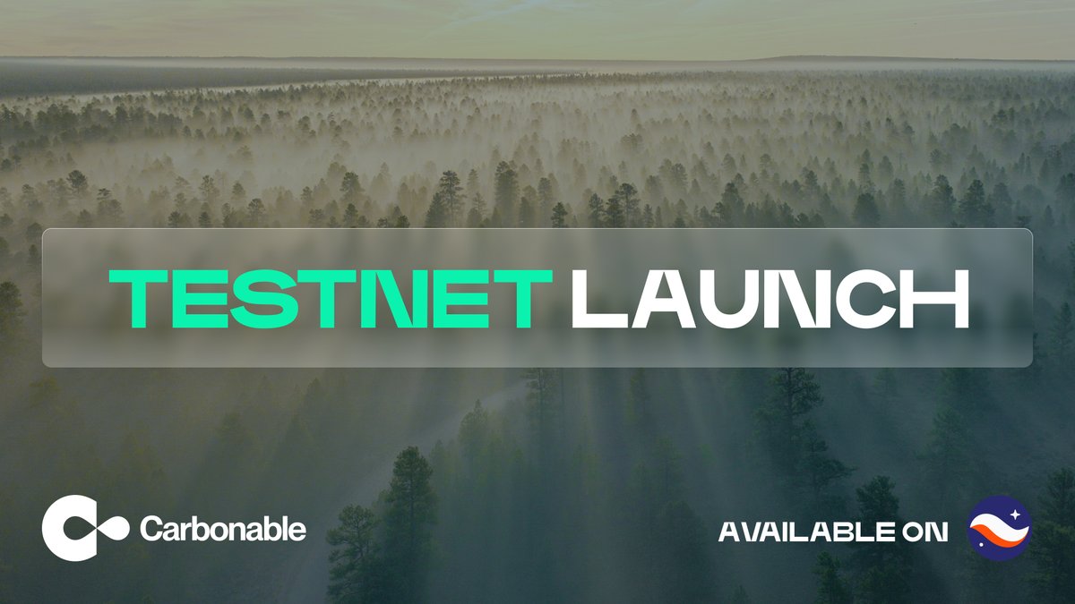 Carbonable.io 🌱🌐 (@carbonable_io) on Twitter photo The <a href="/Carbonable_io/">Carbonable.io 🌱🌐</a> DApp is live on #StarkNet testnet with a brand new user interface! ✨
Come join us to test it out! ⬇️
app.carbonable.io/launchpad The <a href="/Carbonable_io/">Carbonable.io 🌱🌐</a> DApp is live on #StarkNet testnet with a brand new user interface! ✨
Come join us to test it out! ⬇️
app.carbonable.io/launchpad