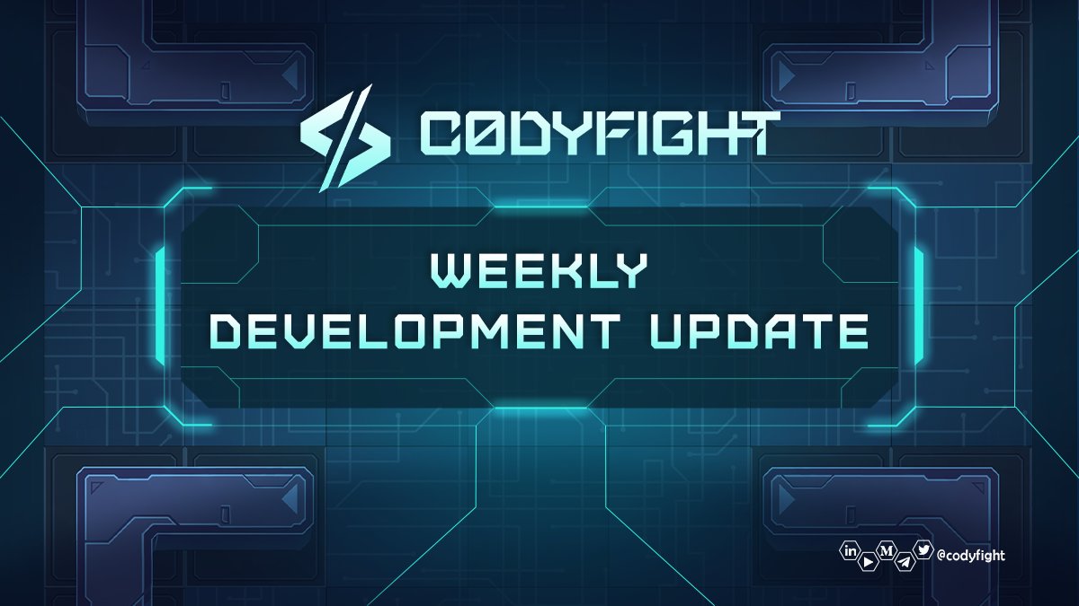 codyfight's tweet photo. A fresh dev update has dropped in Codyfight! 🔥 Check the latest news NOW ⬇️💥

🚀 Xmas campaign is on its way!
🚀 Widget optimization &amp; bug fixes
🚀 Widget UI new features &amp; refinement
🚀 Back-end testing &amp; implementing the onboarding for Alpha 0
🚀 NFT collection upgrade https://t.co/5ePSrIRLEA