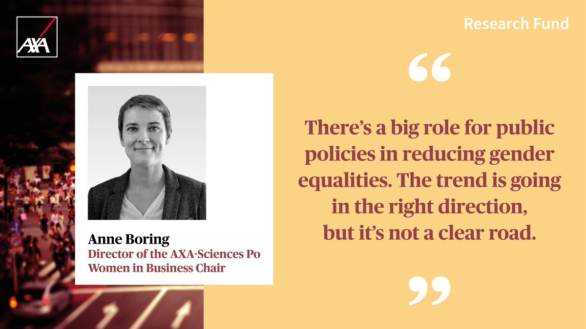 AXA Research Fund (@axaresearchfund) on Twitter photo Women continue to face barriers in employment and leadership. <a href="/anne_boring/">Anne Boring</a>, Director of <a href="/AXA/">AXA</a>-<a href="/sciencespo/">Sciences Po</a> Women in Business Chair, shares what we can do about it in #BuildingSocietalResilience, the latest publication by the <a href="/AXAResearchFund/">AXA Research Fund</a>.
Read more: bit.ly/3j1UgI9 Women continue to face barriers in employment and leadership. <a href="/anne_boring/">Anne Boring</a>, Director of <a href="/AXA/">AXA</a>-<a href="/sciencespo/">Sciences Po</a> Women in Business Chair, shares what we can do about it in #BuildingSocietalResilience, the latest publication by the <a href="/AXAResearchFund/">AXA Research Fund</a>.
Read more: bit.ly/3j1UgI9