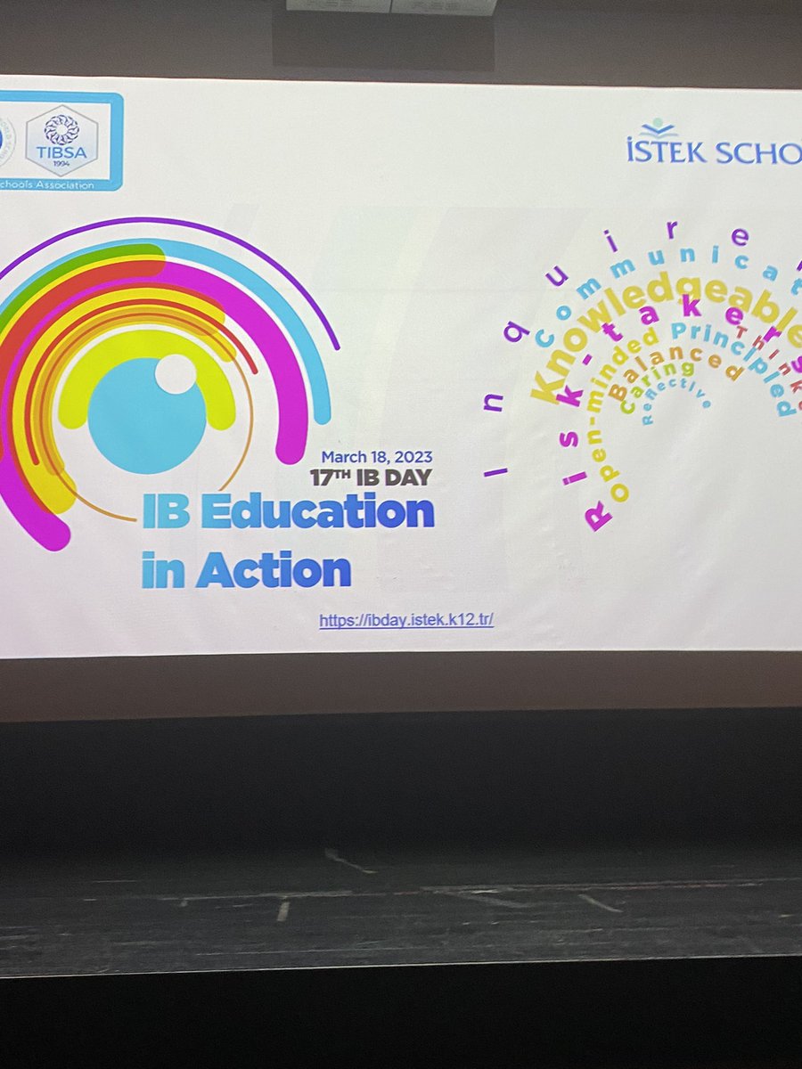 elvantongal's tweet photo. Bu yıl 18 Mart Cumartesi İSTEK Okullarının ev sahipliği yapacağı #IBDAY ile ilgili bilgileri okulu adına sevgili Ceni Alpanda yapıyor. https://t.co/Y3bwtcpAD5