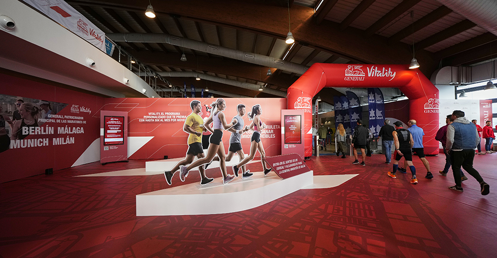 El pasado fin de semana <a href="/GENERALI_es/">GENERALI España</a>  fue patrocinador principal de la #GENERALIMaratonMalaga y desde Isobar desarrollamos una activación interactiva  con el fin de promover el estilo de vida activo y saludable que promueve GENERALI con su programa Vitality. 
#GENERALIVitality