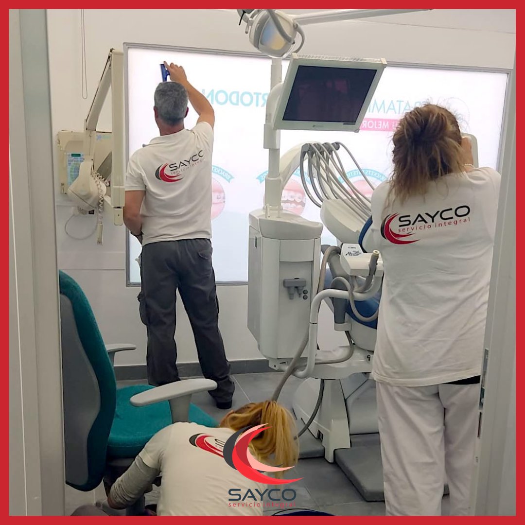 Hay clientes que, por su actividad, necesitan que su negocio muestre siempre una imagen impecable e impoluta, por imagen, higiene, salud... Es un honor que confíen en Sayco. 😃

📌 Av Galaroza 12, Oficina 19, #Huelva.
📞 959 04 86 21 / 695 10 39 31