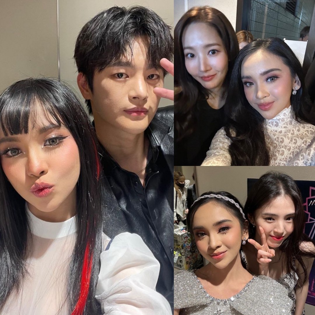 kdrama_menfess's tweet photo. lucky banget lyodra bisa foto bareng mereka 😭 •kdm• https://t.co/DEUr8Wpthh