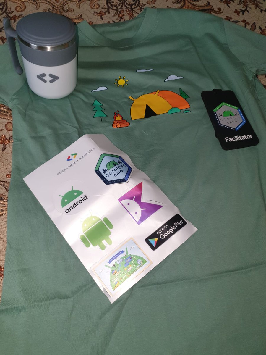 After long series of Compose Camp....

Thanks #jetpackcompose Team...

#androiddeveloper #googledevelopers #googledeveloperstudentclubs #android #learningeveryday